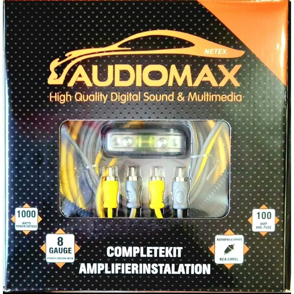 Audiomax MX-KİT8 Kutulu Set Kablo (Y Kablo Dahil)