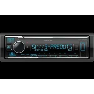 Kenwood KMM-BT358 3 Amfi Çıkışlı (5V Rca Çıkışlı) Oto Teyp