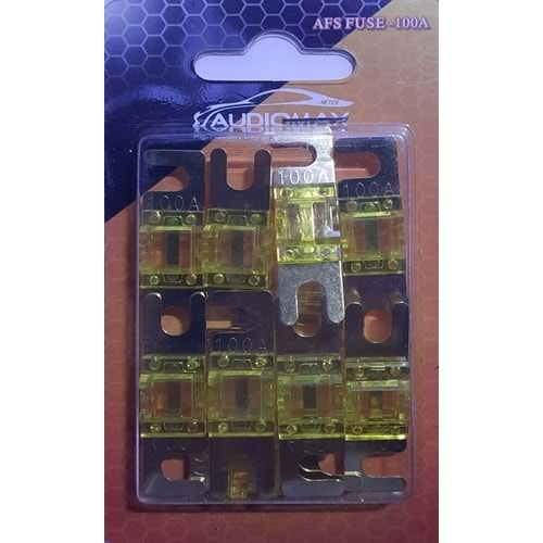 Audiomax Bıçak Sigorta 100Amp 10 lu Paket