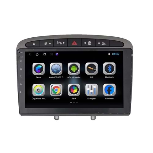 Peugeot 308 2008-2013 9 İnç Multimedya Çerçeve