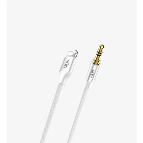 LinkTech LCA-A587 Iphone-Aux Kablo Örgülü 1000mm