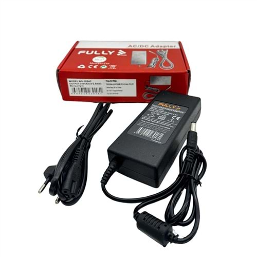 Fully 1624C 24V 5A Plastik Kasa 5.5×2.5mm Adaptör