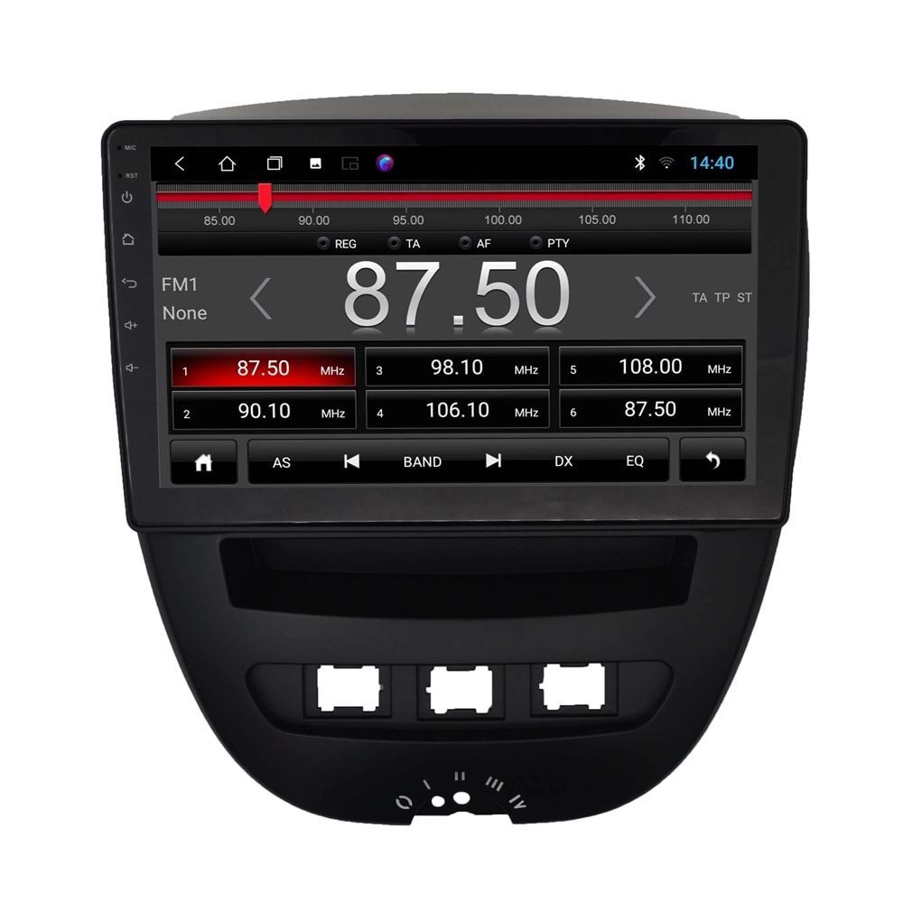 Peugeot 107 CITROEN C1 2005-2014 10 İnç Multimedya Çerçevesi