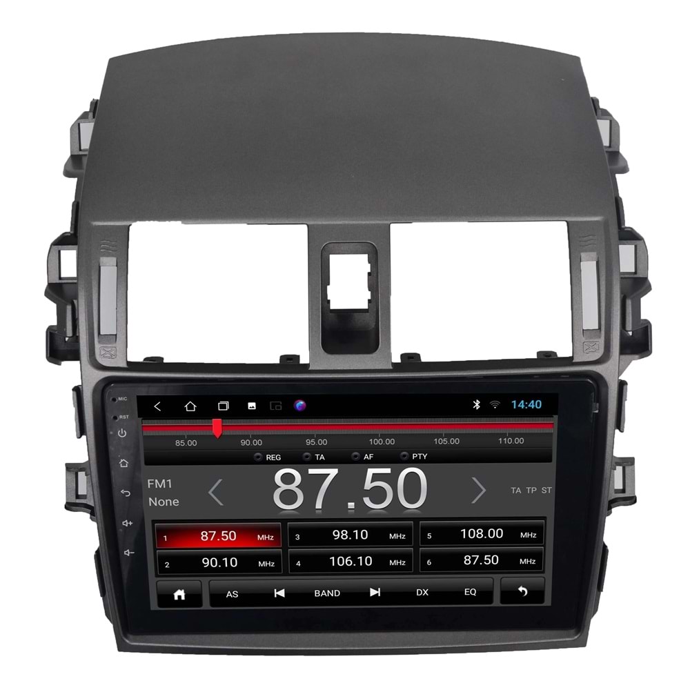 Toyota Corolla 2007-2012 9 İnç Multimedya Çerçevesi