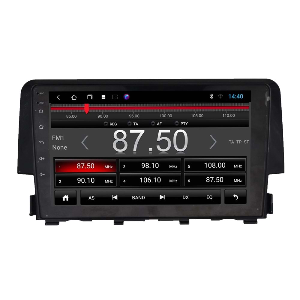 Honda Civic Fc5 2017-2019 9 İnç Multimedya Çerçevesi