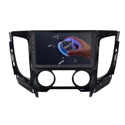 Mitsubishi L200 2015-2020 Analog 9 İnç Multimedya teyp Çerçeve