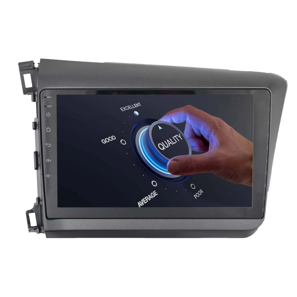 Honda Civic FB7 2012-2016 9 İnç Multimedya Teyp Çerçevesi