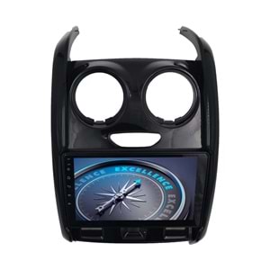 Dacia Duster 2015-2018 9 İnç Multimedya Teyp Çerçevesi