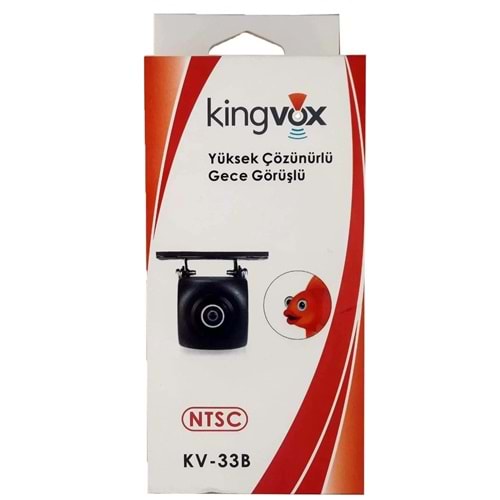 Kingvox KV 33B Ntsc Oynar Başlıklı Balık Gözlü Geri Görüş Kamerası