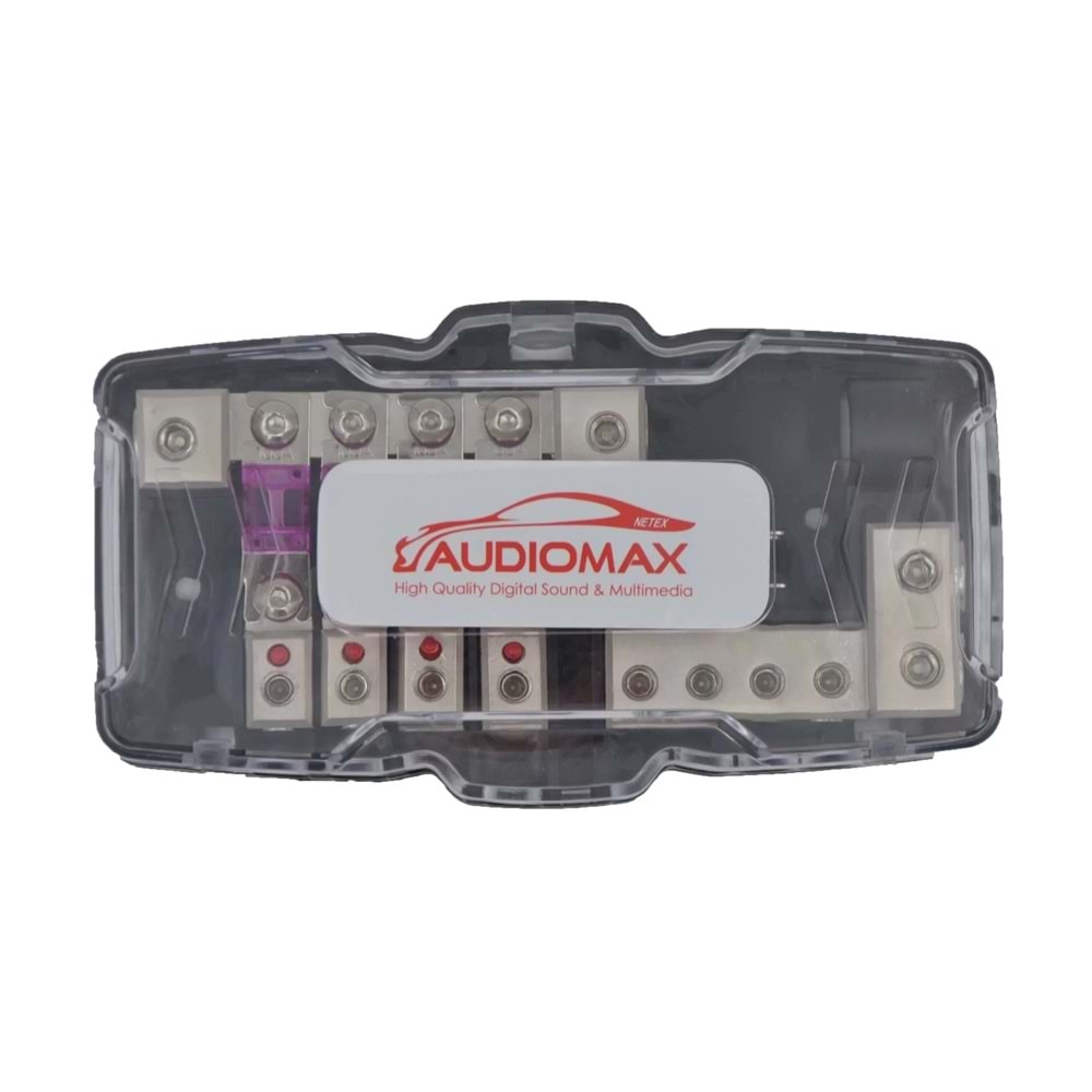 Audiomax Mx-100 Pas Blok Dağıtıcı Işıklı,Sigortalı