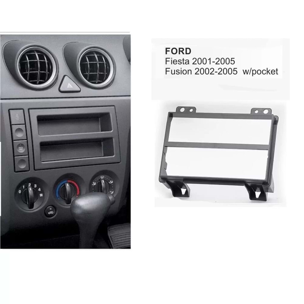 FORD FİESTA FUSION 3 GÖZLÜ TEYP ÇERÇEVESİ