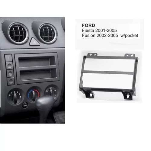 FORD FİESTA FUSION 3 GÖZLÜ TEYP ÇERÇEVESİ