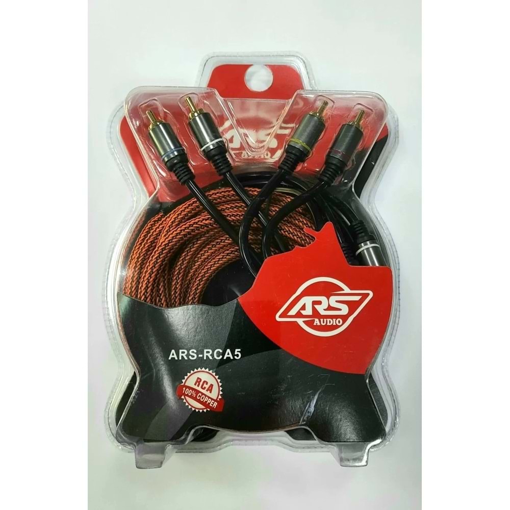 ARS RCA5 4+4 Full Bakir (4giriş 4Çıkış) 5 mt