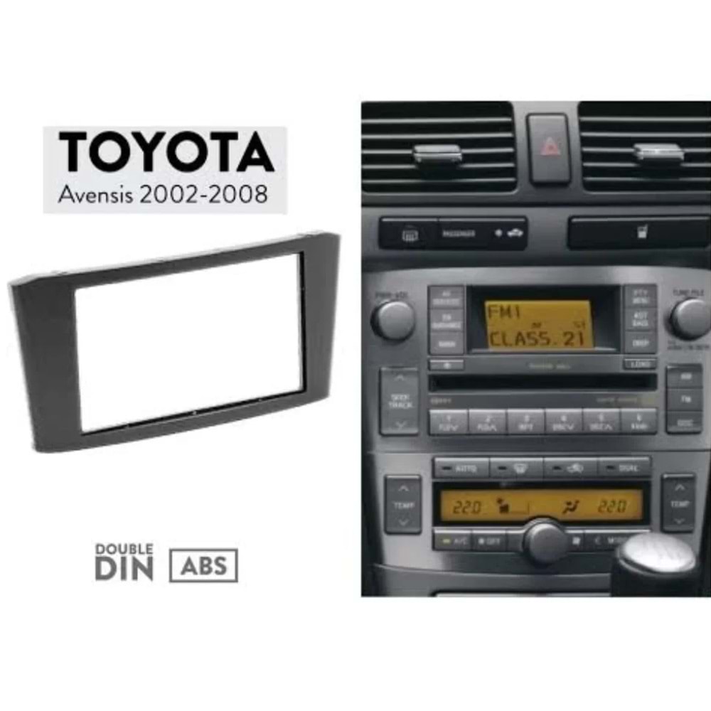 Toyota Avensis 2002-2008 Double Çerçeve
