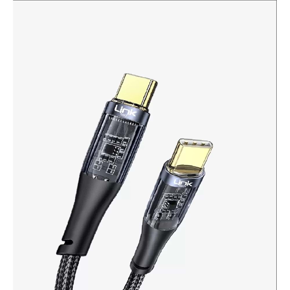 Linktech LCA-K670 Çift Yönlü 100W Type-C Şarj Kablosu