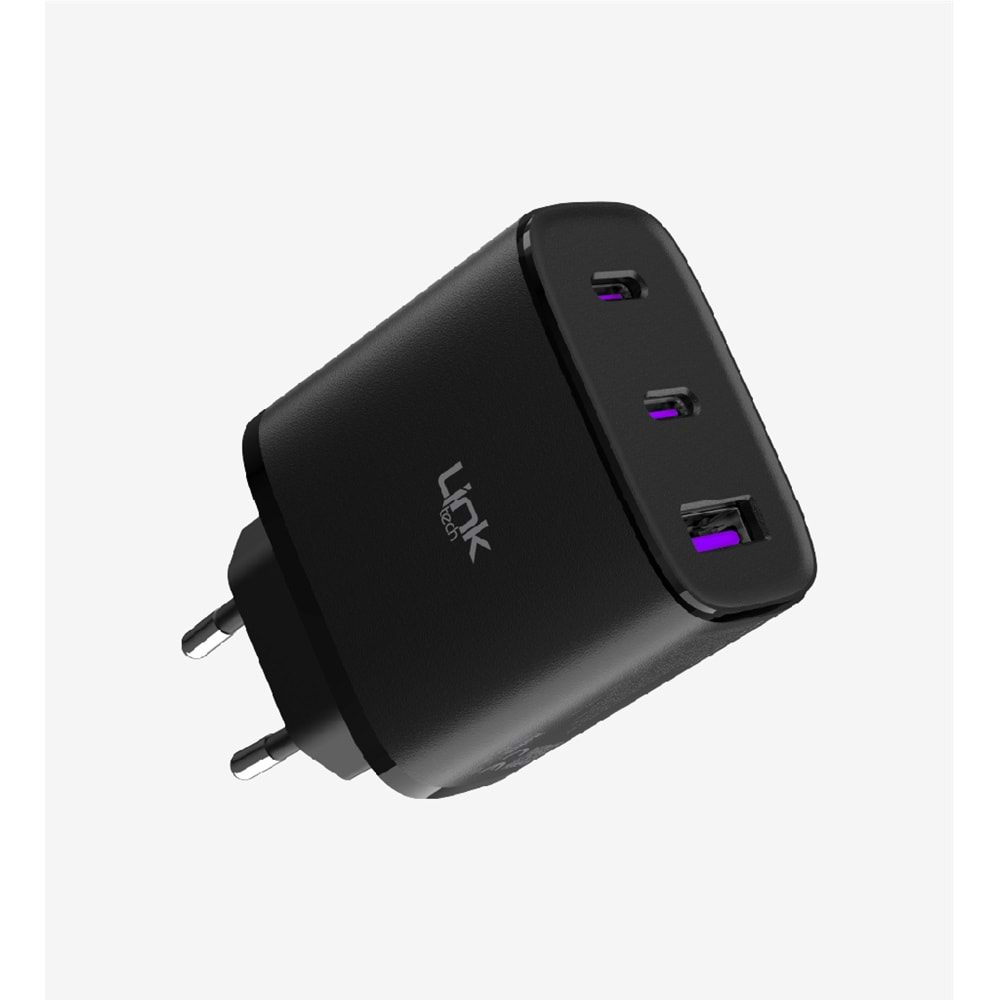 Linktech C317 45W 3 Çıkışlı Hızlı Şarj Adaptörü