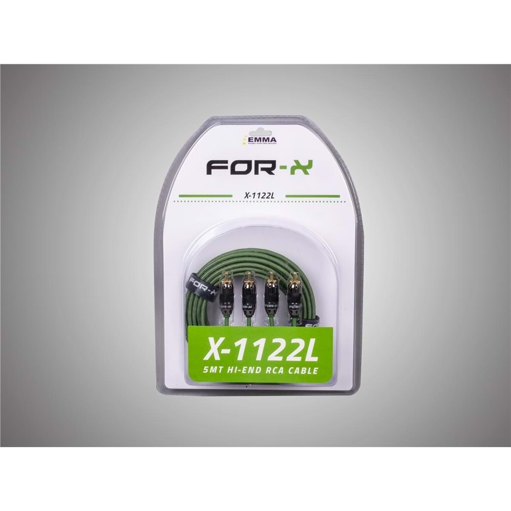 Forx X-1122L 5M Rca Kablo (BAKIR)