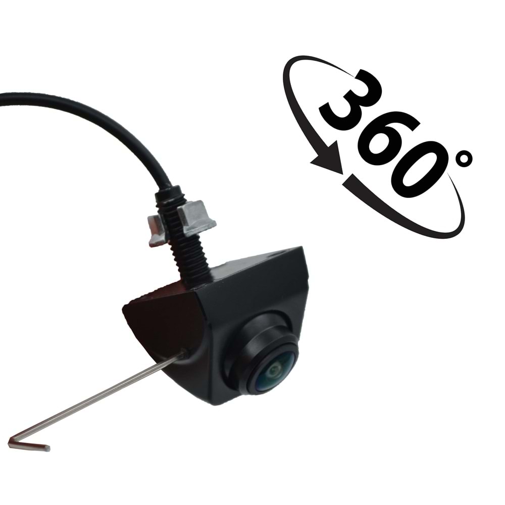 ROCKALPHA RA-38 AHD Balık Göz Pramid Oynar Başlıklı Kamera