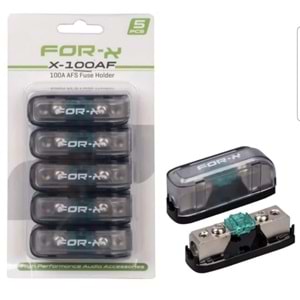 Forx X-100AF 5'li Paket 100A Sigorta
