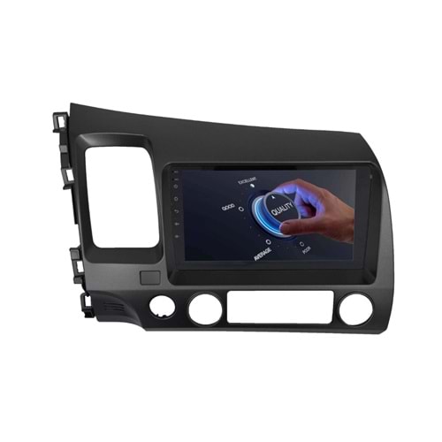 Honda Civic 2006-2011 9 İnç Multimedya Teyp Çerçeve