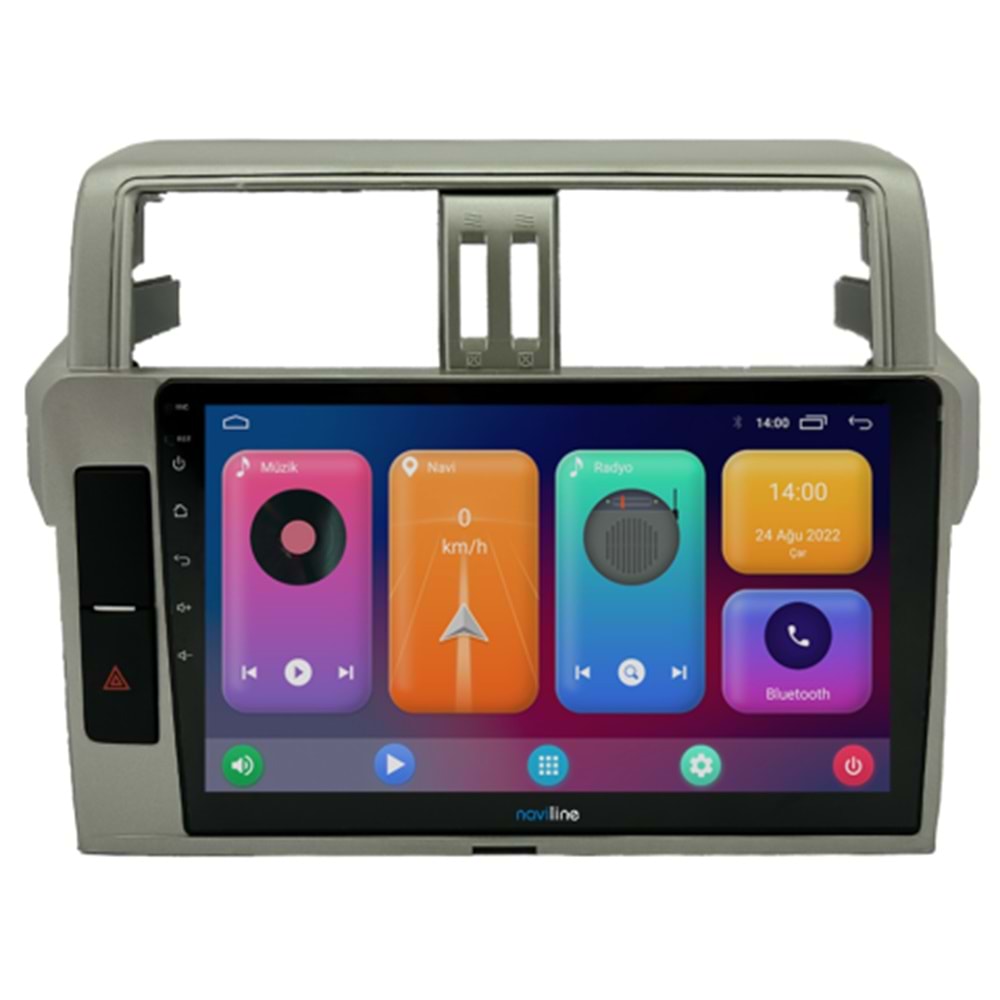 Toyota Land Cruıser/Prado 2014-2017 10 Multimedya Çerçeve