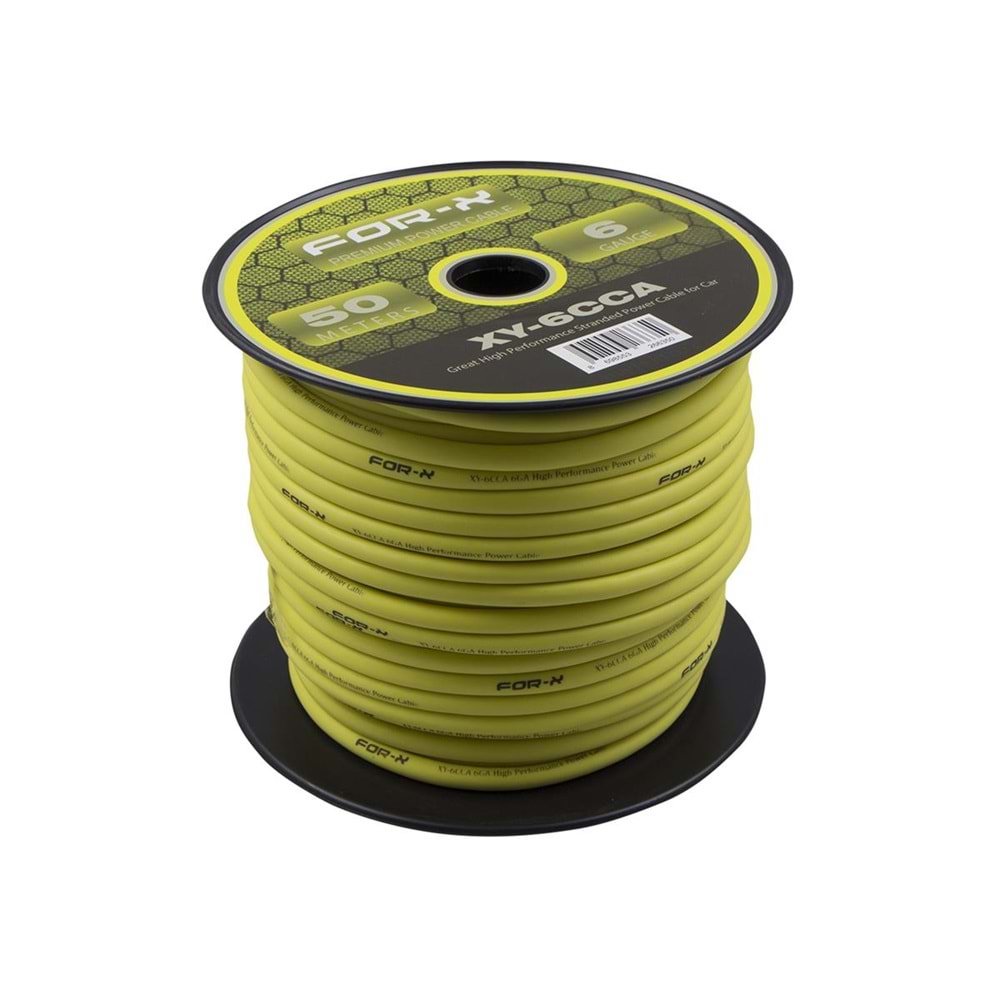 Forx XY-6CCA 6 GA Artı Kablosu 50mt