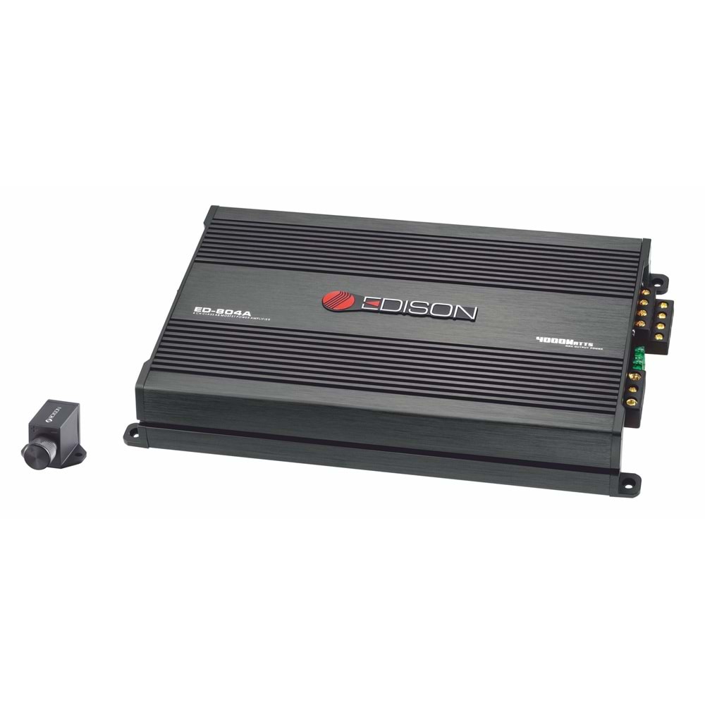 EDİSON ED 804A OTO ANFİ 80 RMS OTO ANFİ