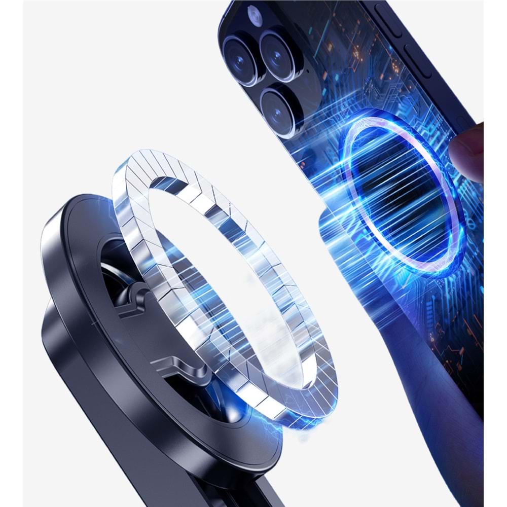 Linktech H877 Premium Mini 4'ü 1 Arada Manyetik Saplı Telefon Tutacağı