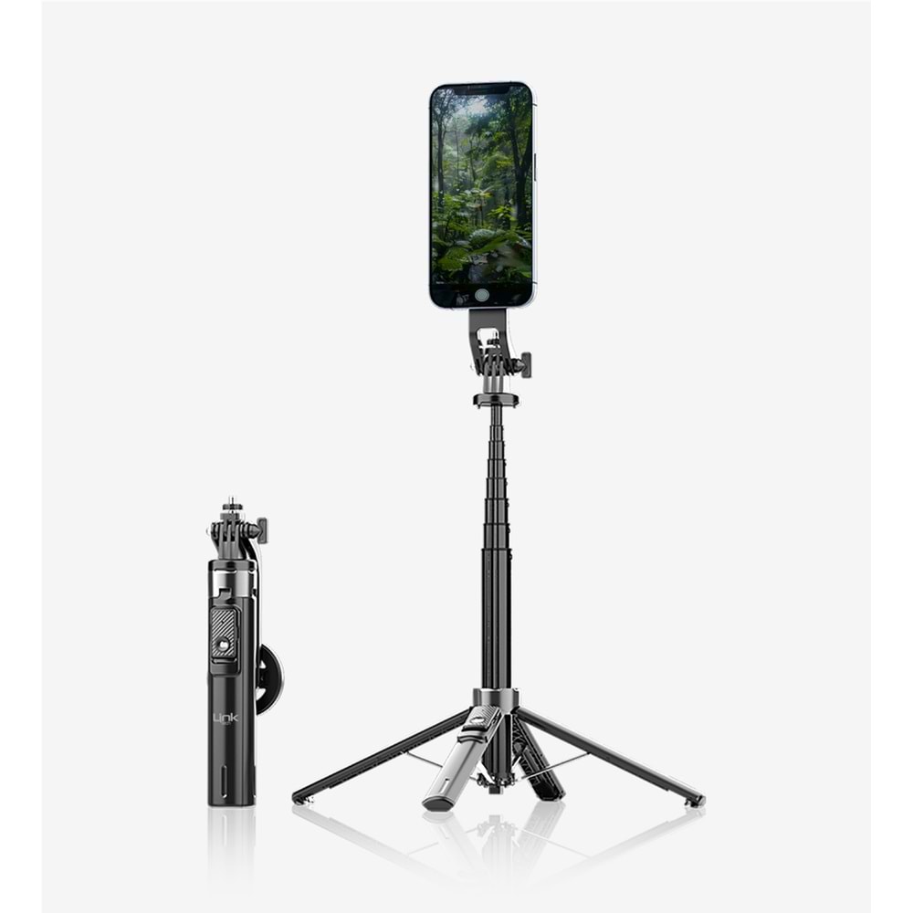 Linktech H878 Premium Mini 4'ü 1 Arada Manyetik Saplı Telefon Tutacağı