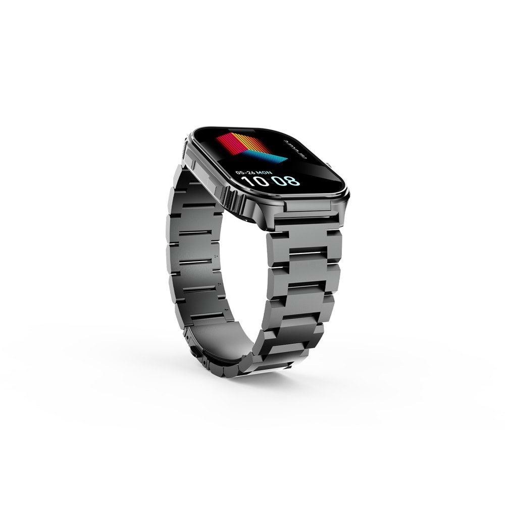 HiFuture Ultra3 PRO Bluetooth 5.3 AMOLED Ekran 2.04 inç 52mm Akıllı Saat Gümüş