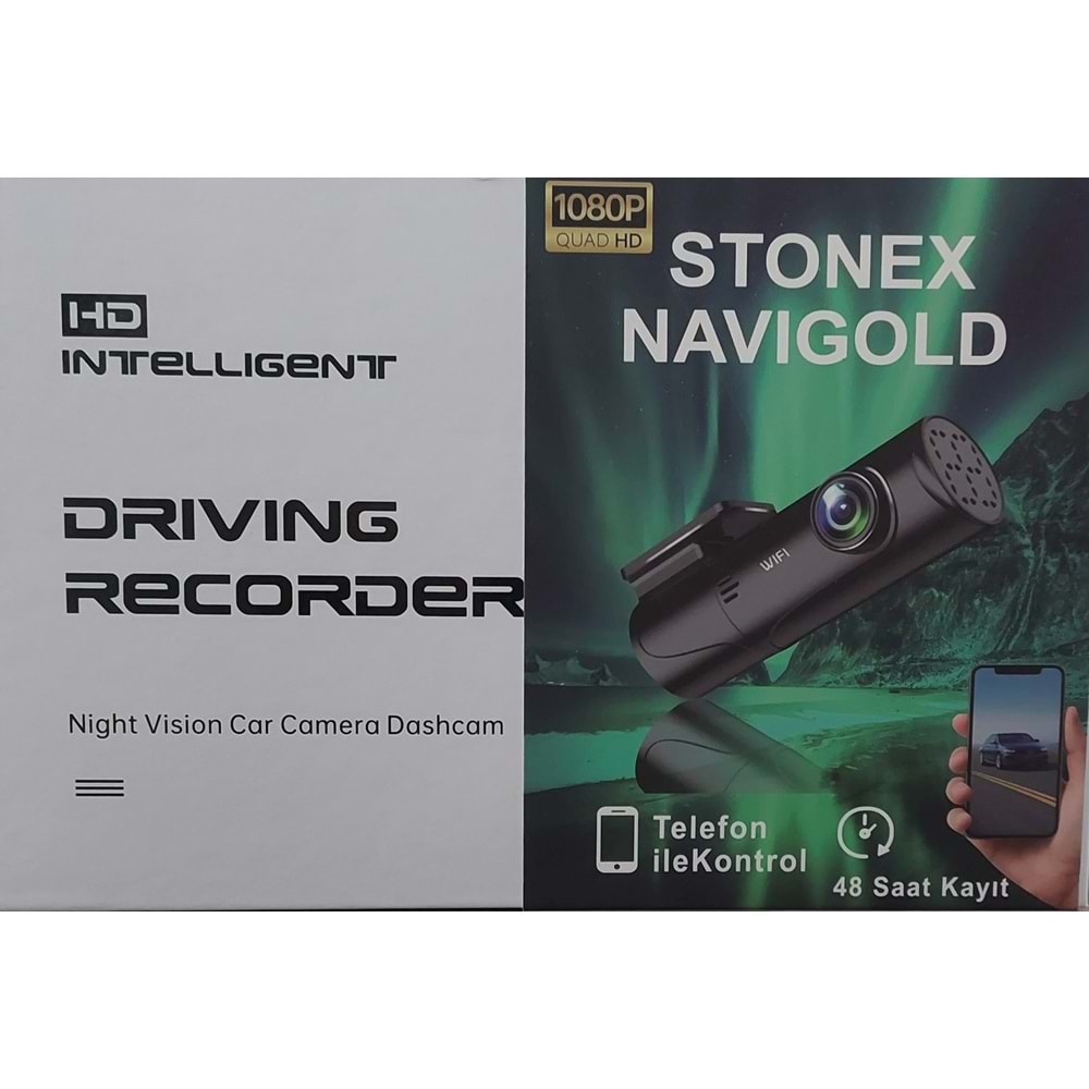 Navigold Stonex 1080P Wifi Kamera Park Kayıt Özellikli