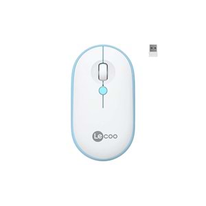 Lenovo Lecoo WS212 Kablosuz 1600DPI 4 Tuşlu Optik Mouse Beyaz & Mavi
